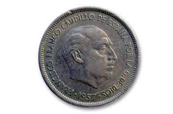 Pesetas  Cara