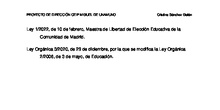 PROYECTO DE DIRECCIÓN