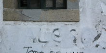 Pintada en una pared de Santiago de Cpmpostela, La Coruña, Galic