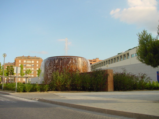 Parque con fuente en Tres Cantos