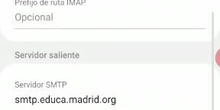 Instalación correo Educamadrid en el móvil PARTE 2