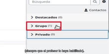 Aula virtual - mensajería