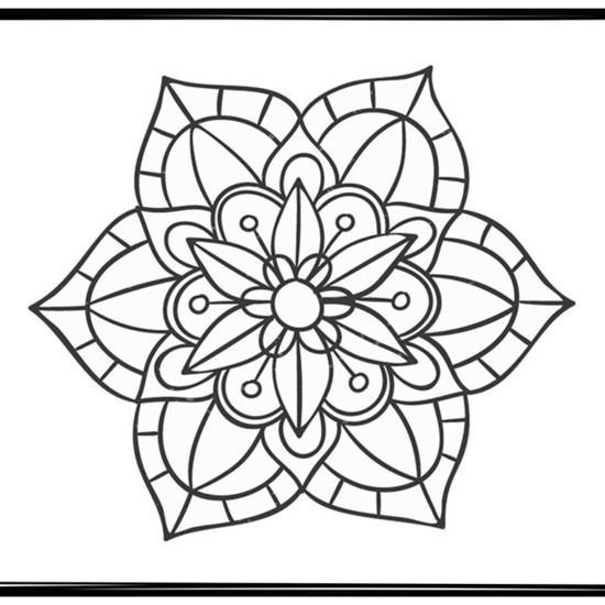 MANDALA PARA COLOREAR