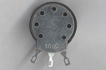 potenciómetro vista frontal