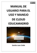 USO Y MANEJO DEL CLOUD DE EDUCAMADRID