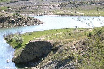 Meandros en el valle de Belsué