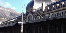 Andenes de la estación de Canfranc, Huesca