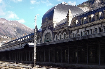 Andenes de la estación de Canfranc, Huesca