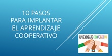 10 PASOS PARA EL APRENDIZAJE COOPERATIVO