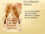 Celebrando África en la EOI Móstoles