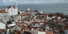 Alfama desde el Castillo de San Jorge, Lisboa, Portugal