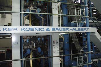 Rotativa funcionando