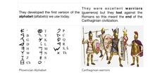 Phoenicians & Carthaginians