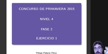 Concurso de Primavera - 2015 - Nv 4 - Fase 2 - Ej. 1