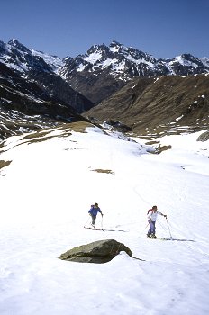 Esquí de montaña en el Portalet, Huesca