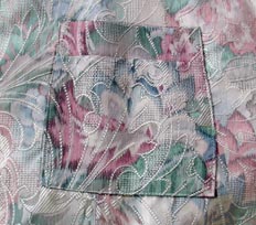 Bolsillo de plastrón con vista