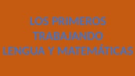 LENGUA Y MATE 1º. CEIP PINOCHO 2017/18