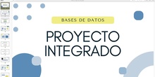 Presentación de proyecto de bases de datos