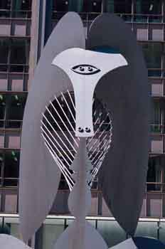 Escultura de Picasso en la Plaza Daley, Chicago, Estados Unidos