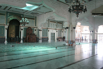 Sala de oración, Mesjid Raya, Banda Ache, Sumatra, Indonesia