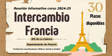 Información intercambio Francia 2024/2025 IES LA CABRERA