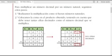 MATEMÁTICAS 5º. OPERACIONES CON DECIMALES, FRACCIONES EQUIVALENTES Y ÁREAS