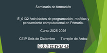 Dossier de actividades de robótica secuenciadas por nivel de dificultad