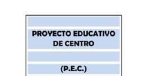 Proyecto Educativo de Centro