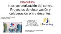 Presentación sobre Erasmus+