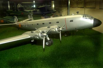 Maqueta de un avión, Museo del Aire de Madrid