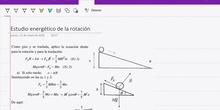 Estudio energético de la rotación