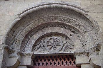 Detalle de arquivoltas, Huesca