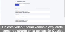 Registrarse en Quizlet