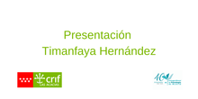 Presentación Timanfaya Hernández