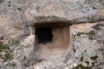 Entrada a una mina romana