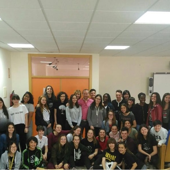 Álvaro Tato - Encuentro con los actores del IES Nicolás Copérnico 8