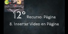 12 VT 8 Insertar Vídeo en Página