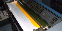 Tintero de una máquina offset