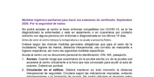Medidas higiénicas septiembre 2020