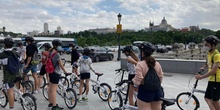 Alumnos ayudantes y delegados:Cicloturismo en Madrid Río_junio 2021