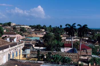 Panorámica de barrio, Cuba