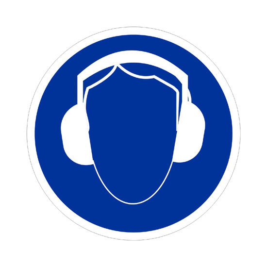 Uso obligatorio de protector auditivo