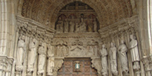 Portada Gótica de la Catedral de Tuy, Pontevedra, Galicia