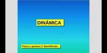 Dinámica 1º bachillerato tema 10