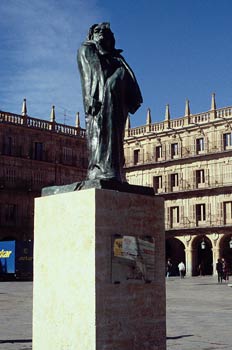 Monumento a Balzac de Auguste Rodin, Plaza Mayor de Salamanca