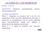 seminario metodología abn. juego la casa de los números.