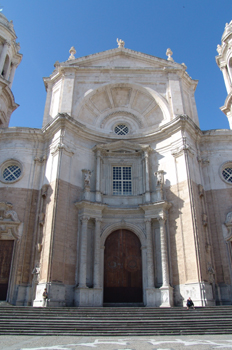 Portada de la Catedral de Cádiz, Andalucía