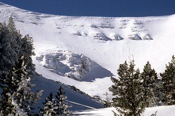 Laderas del Monayo nevadas, Huesca