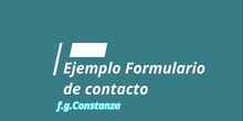 Ejemplo formulario HTML y CSS