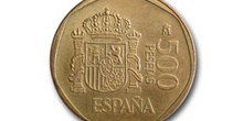 Cruz de una moneda de 500 pesetas